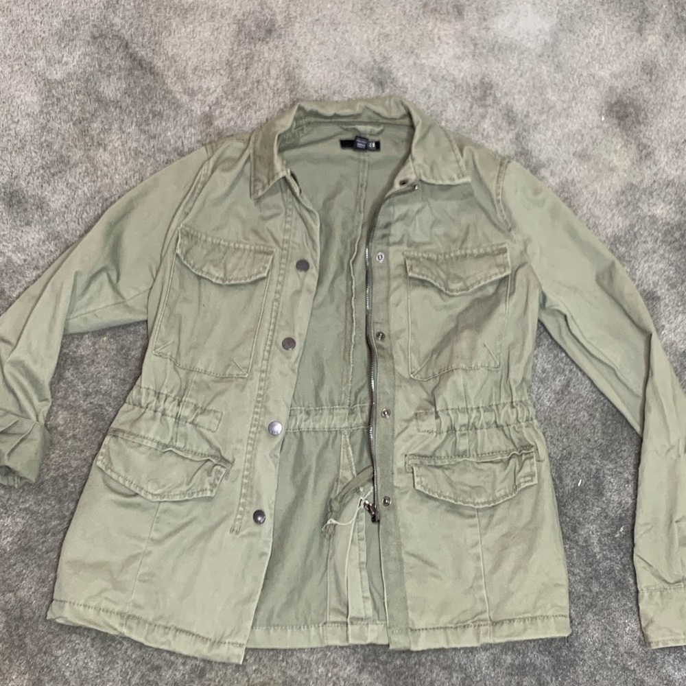 Army green jacket